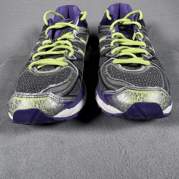 Asics Gel-Kayano 21 Shoes Womens Size 9.5 Purple Gray Running Stability Sneakers - Picture 6 of 11